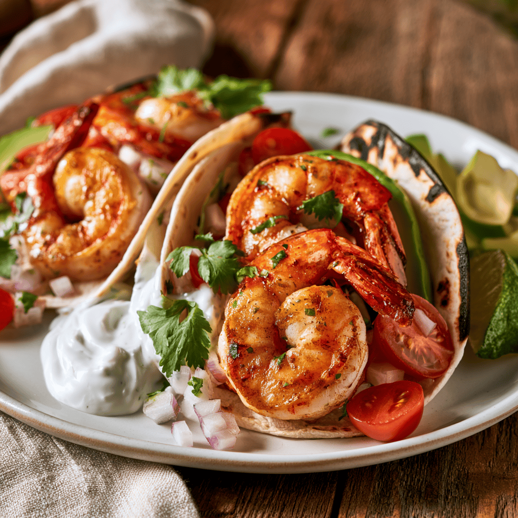 Serving suggestion for Best Shrimp Taco Recipe — Best Shrimp Taco Recipe