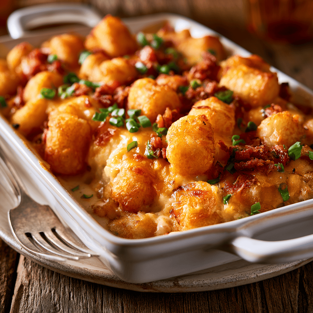 Cracked Out Chicken Tater Tot Casserole Step-by-step preparation of Cracked Out Chicken Tater Tot Casserole (Chicken Tater Tot Casserole)