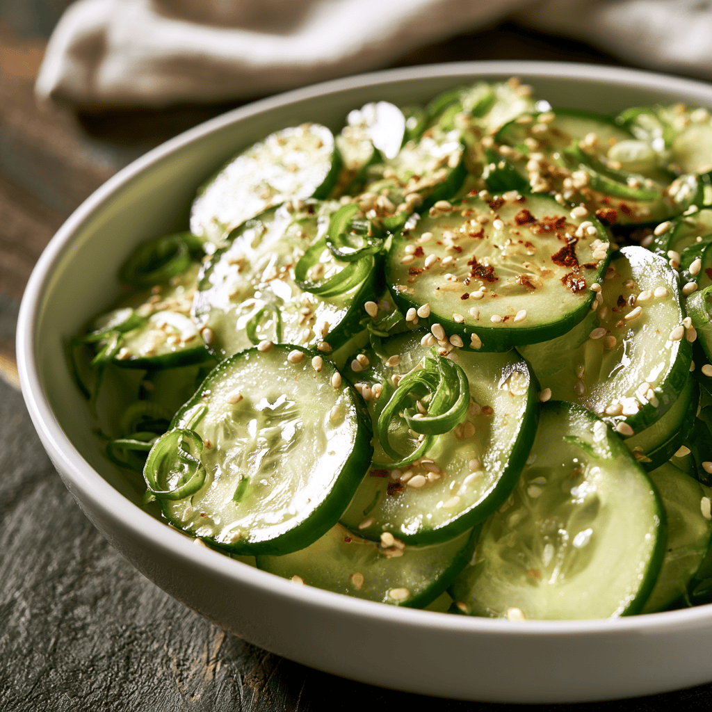 Easy Asian Cucumber Salad Step-by-step preparation of Easy Asian Cucumber Salad (Asian Cucumber Salad)
