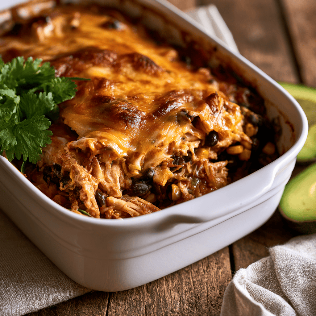 Easy Chicken Burrito Casserole Step-by-step preparation of Easy Chicken Burrito Casserole (chicken burrito casserole)