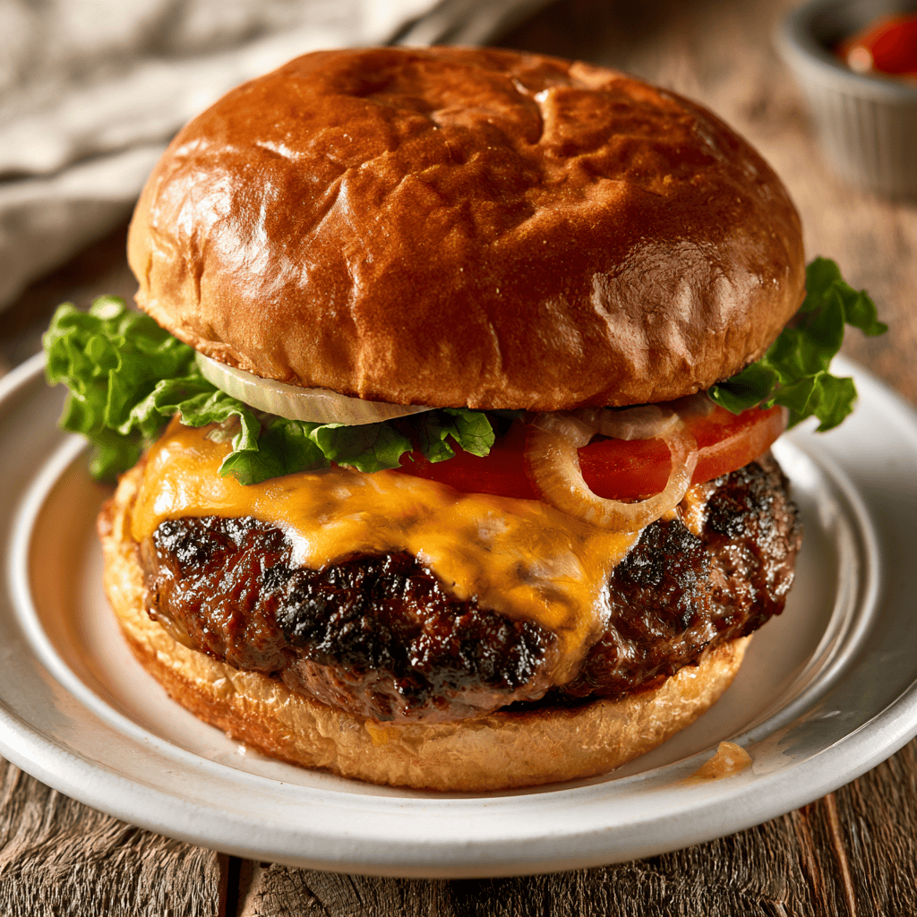 Homemade Burgers Serving suggestion for Homemade Burgers β homemade burgers