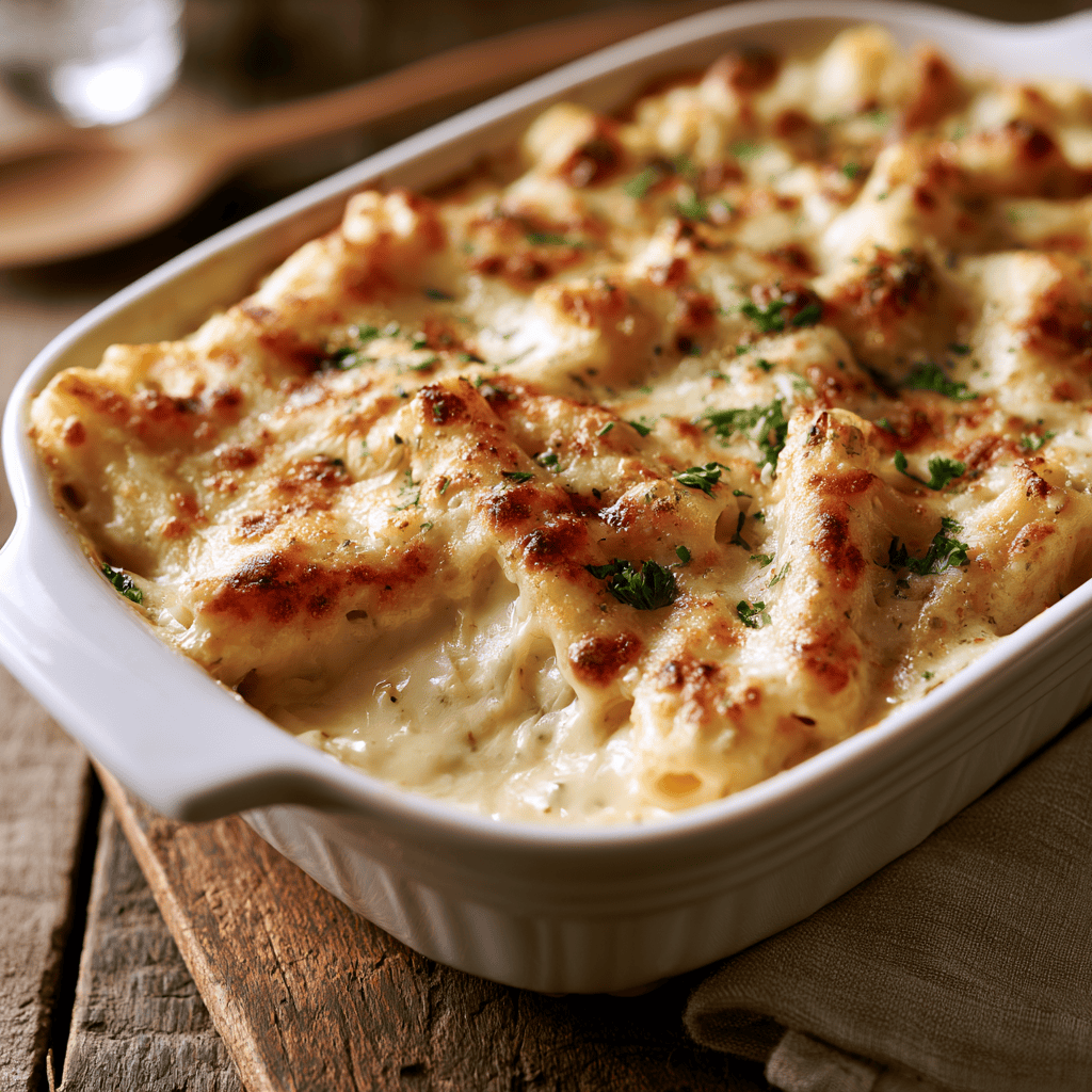 Olive Garden Five Cheese Ziti Step-by-step preparation of Olive Garden Five Cheese Ziti (Olive Garden Five Cheese Ziti)