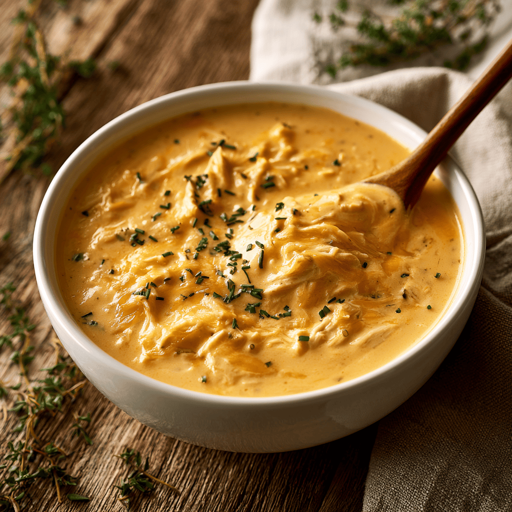 Slow Cooker Cheesy Chicken Soup Step-by-step preparation of Slow Cooker Cheesy Chicken Soup (Slow Cooker Cheesy Chicken Soup)