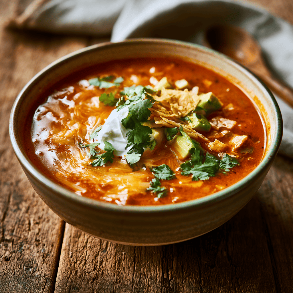 Step-by-step preparation of Tortilla Soup Recipe (Tortilla Soup Recipe)