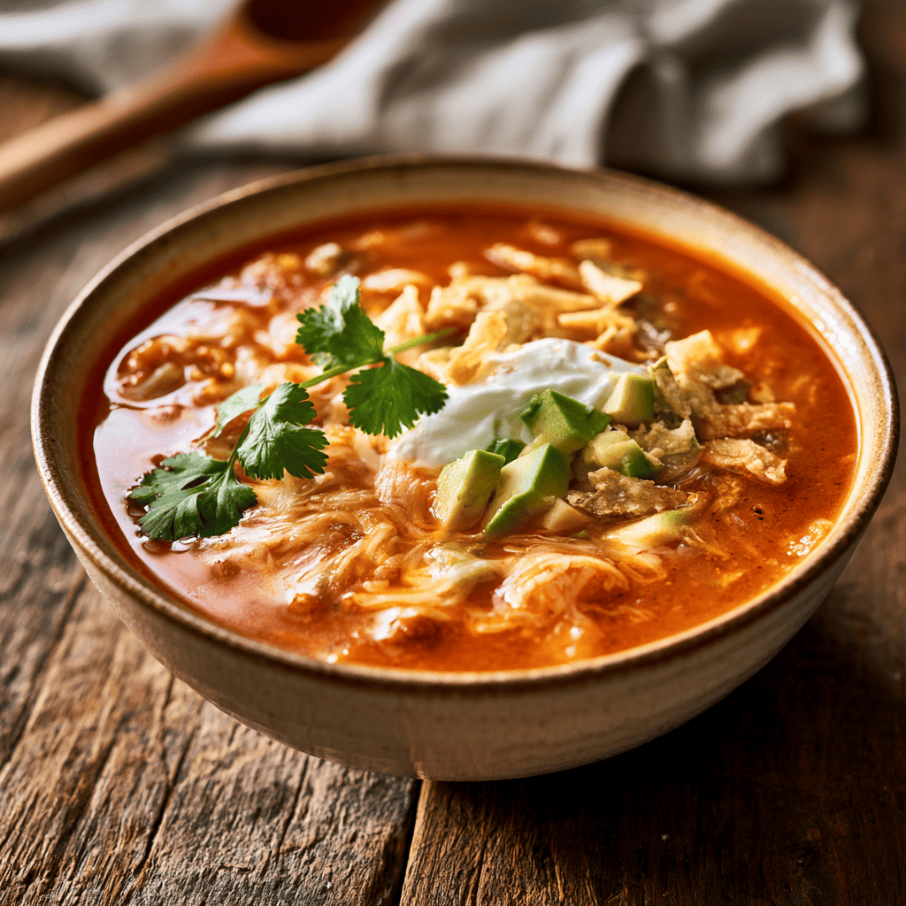Serving suggestion for Tortilla Soup Recipe — Tortilla Soup Recipe