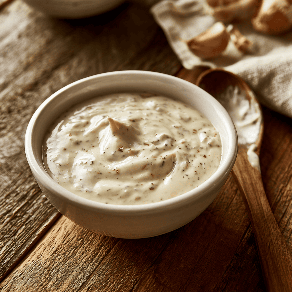 Serving suggestion for White Garlic Pizza Sauce — White Garlic Pizza Sauce