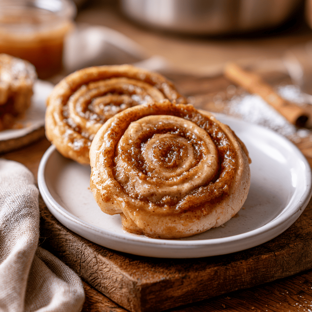 Apple Butter Pinwheel Cookies Serving suggestion for Apple Butter Pinwheel Cookies โ Apple Butter Pinwheel Cookies