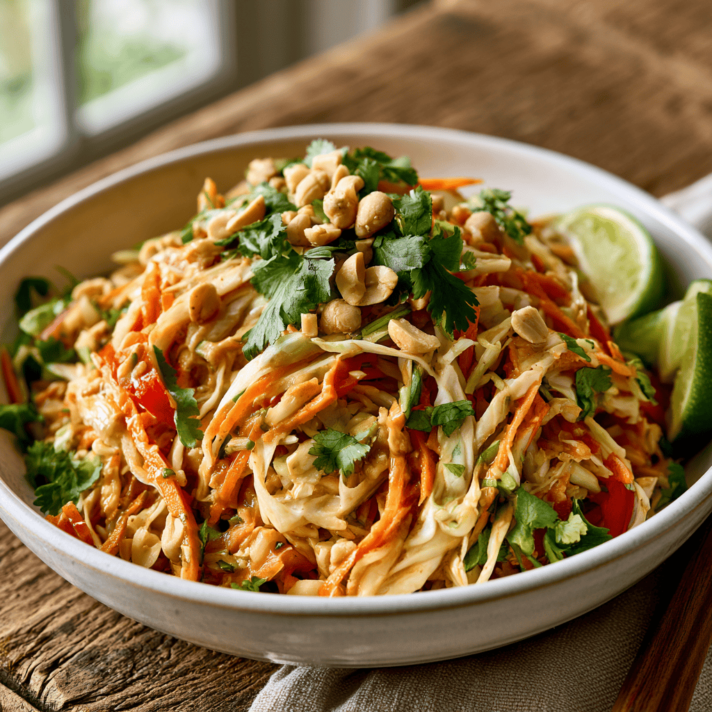 Asian Peanut Slaw Step-by-step preparation of Asian Peanut Slaw (Asian Peanut Slaw)