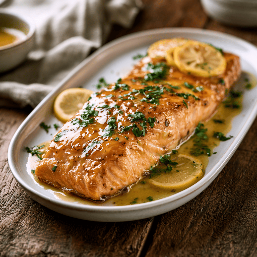Baked Dijon Salmon Step-by-step preparation of Baked Dijon Salmon (Baked Dijon Salmon)