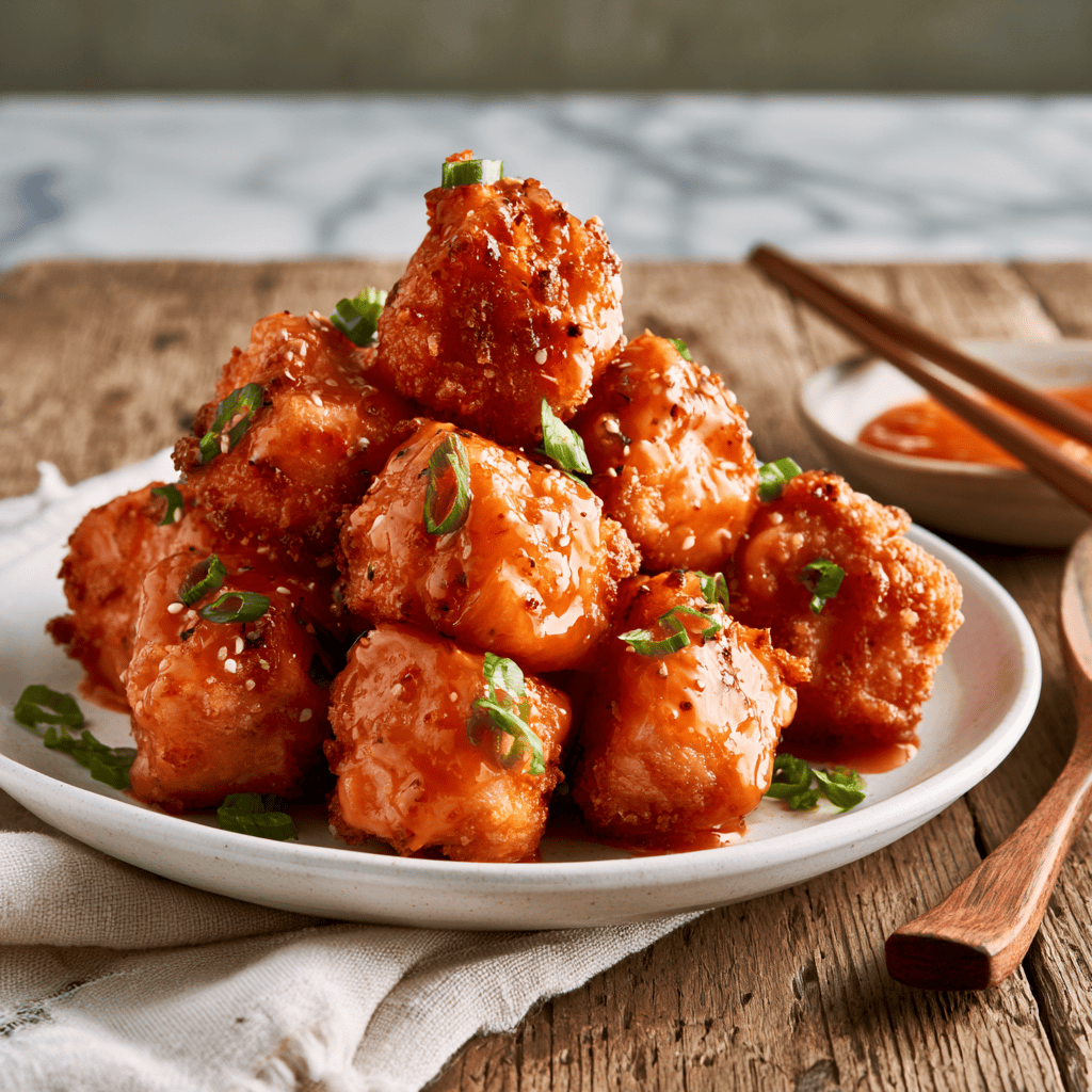 Bang Bang Salmon Bites Step-by-step preparation of Bang Bang Salmon Bites (Bang Bang Salmon Bites)