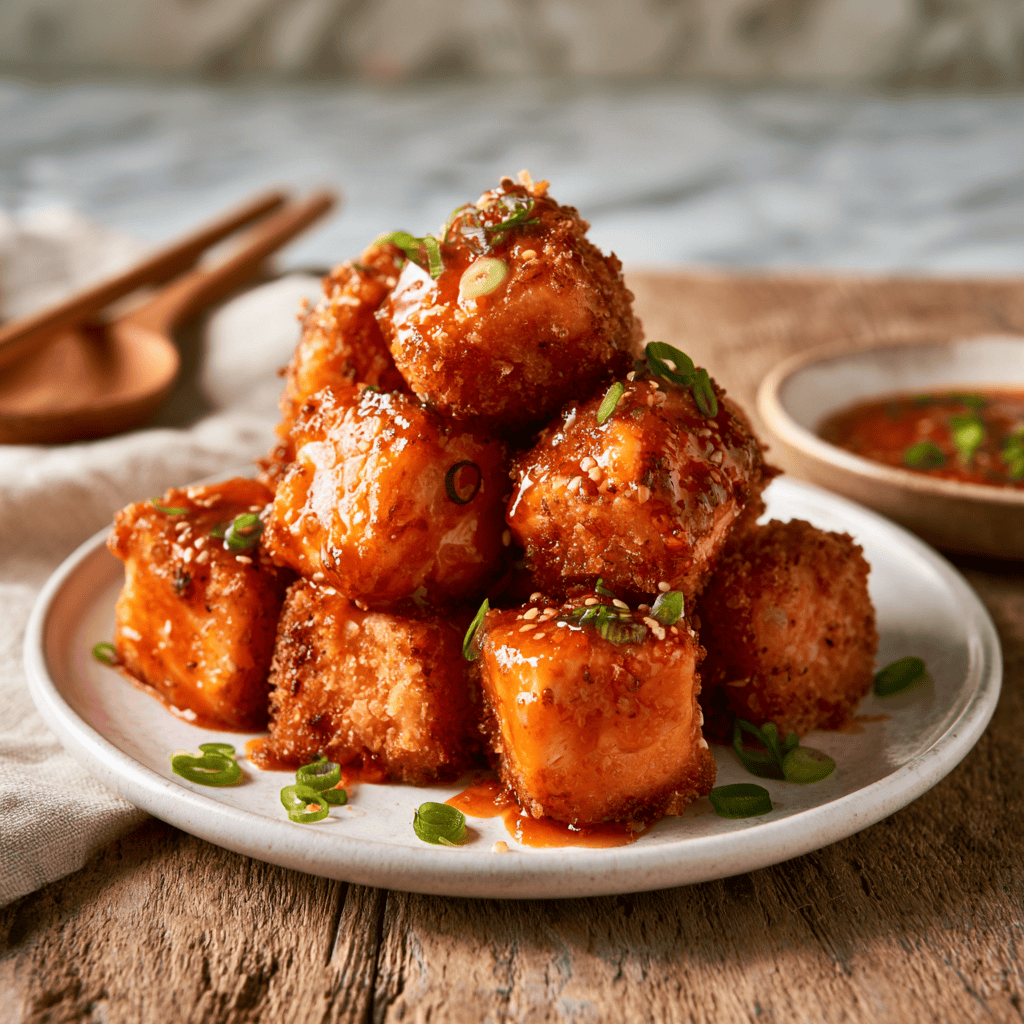 Bang Bang Salmon Bites Serving suggestion for Bang Bang Salmon Bites โ Bang Bang Salmon Bites