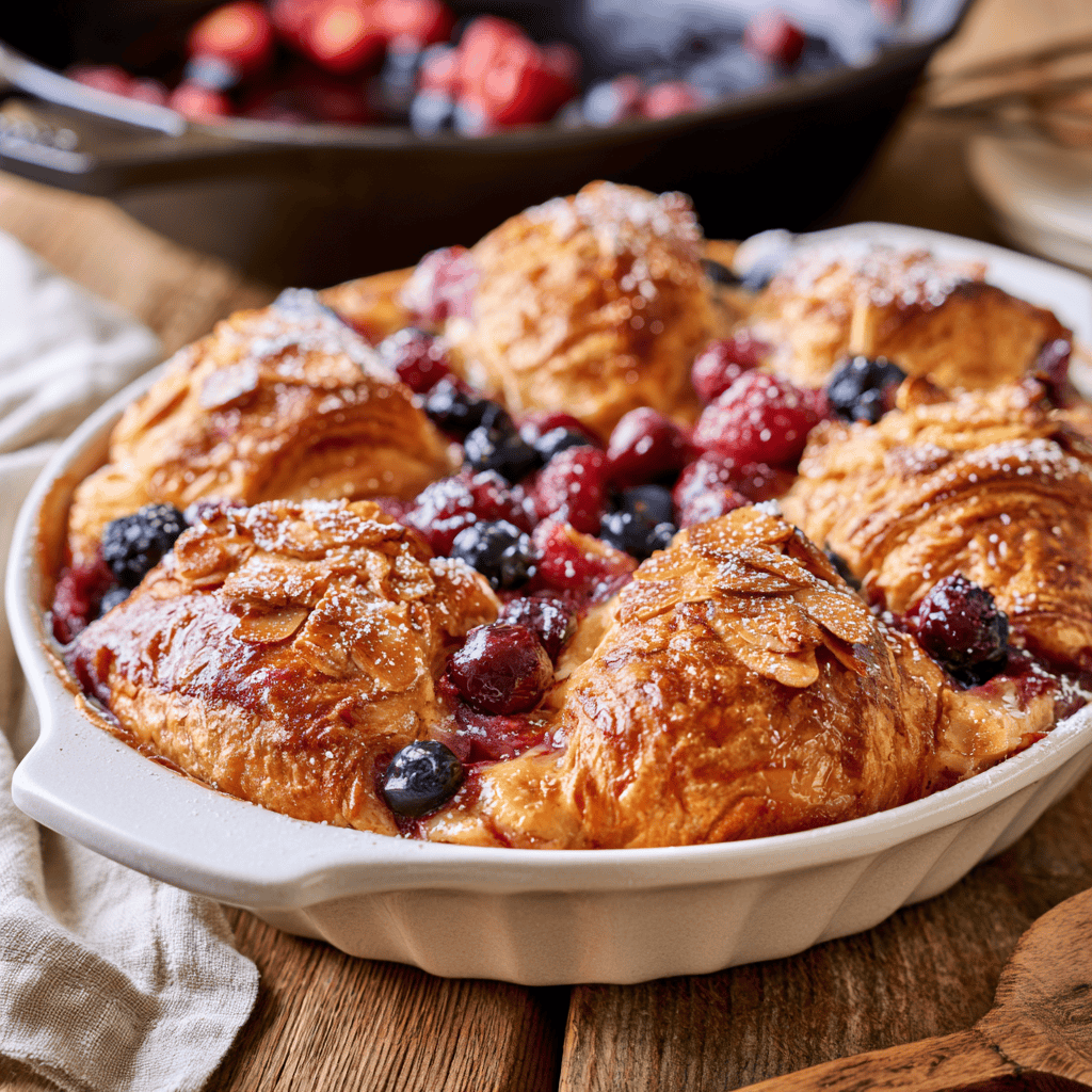 Berry Croissant Breakfast Bake Serving suggestion for Berry Croissant Breakfast Bake โ Berry Croissant Breakfast Bake
