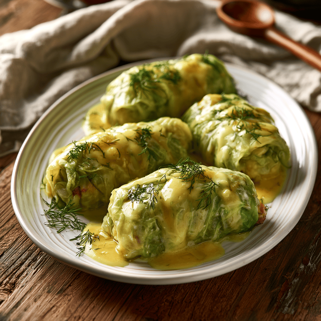 Step-by-step preparation of Cabbage Rolls with Egg-Lemon Sauce (Cabbage Rolls with Egg-Lemon Sauce)
