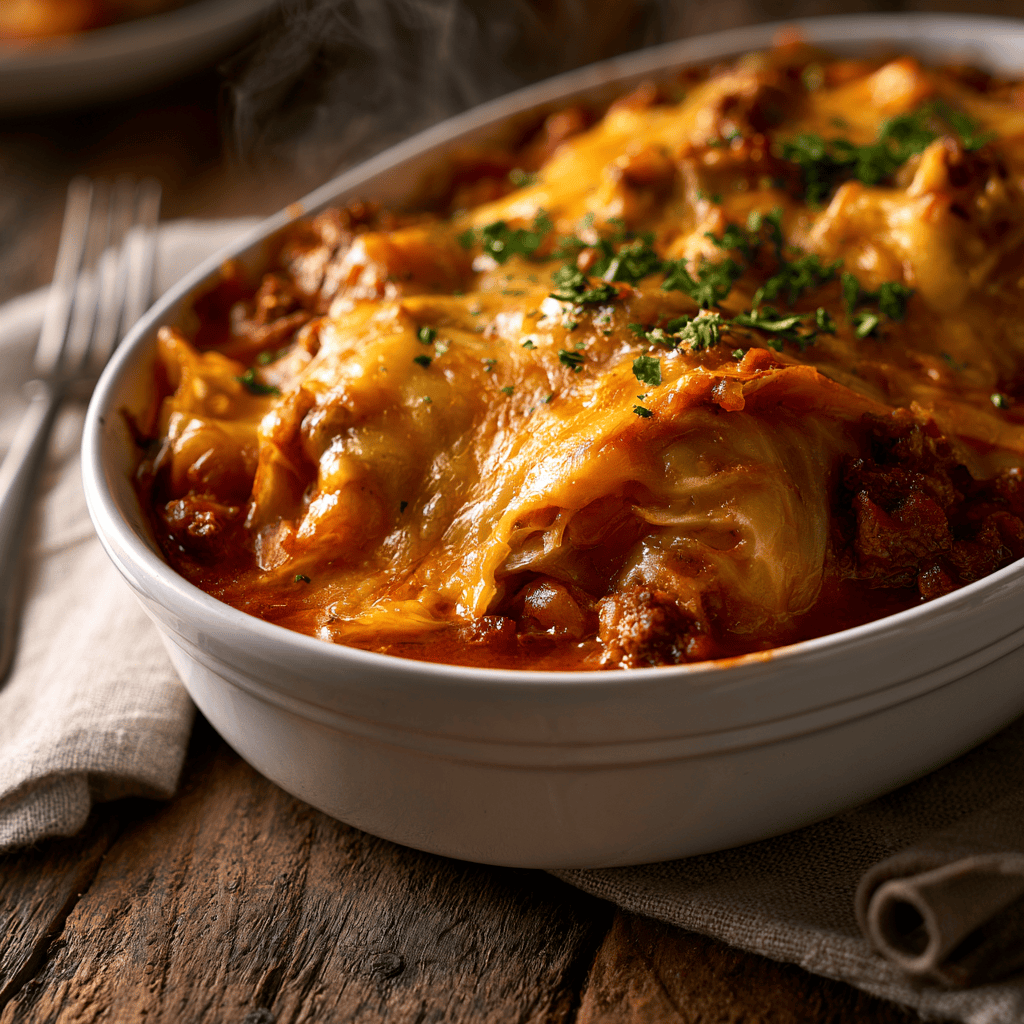 Cheesy Cabbage and Beef Bake Step-by-step preparation of Cheesy Cabbage and Beef Bake (Cheesy Cabbage and Beef Bake)