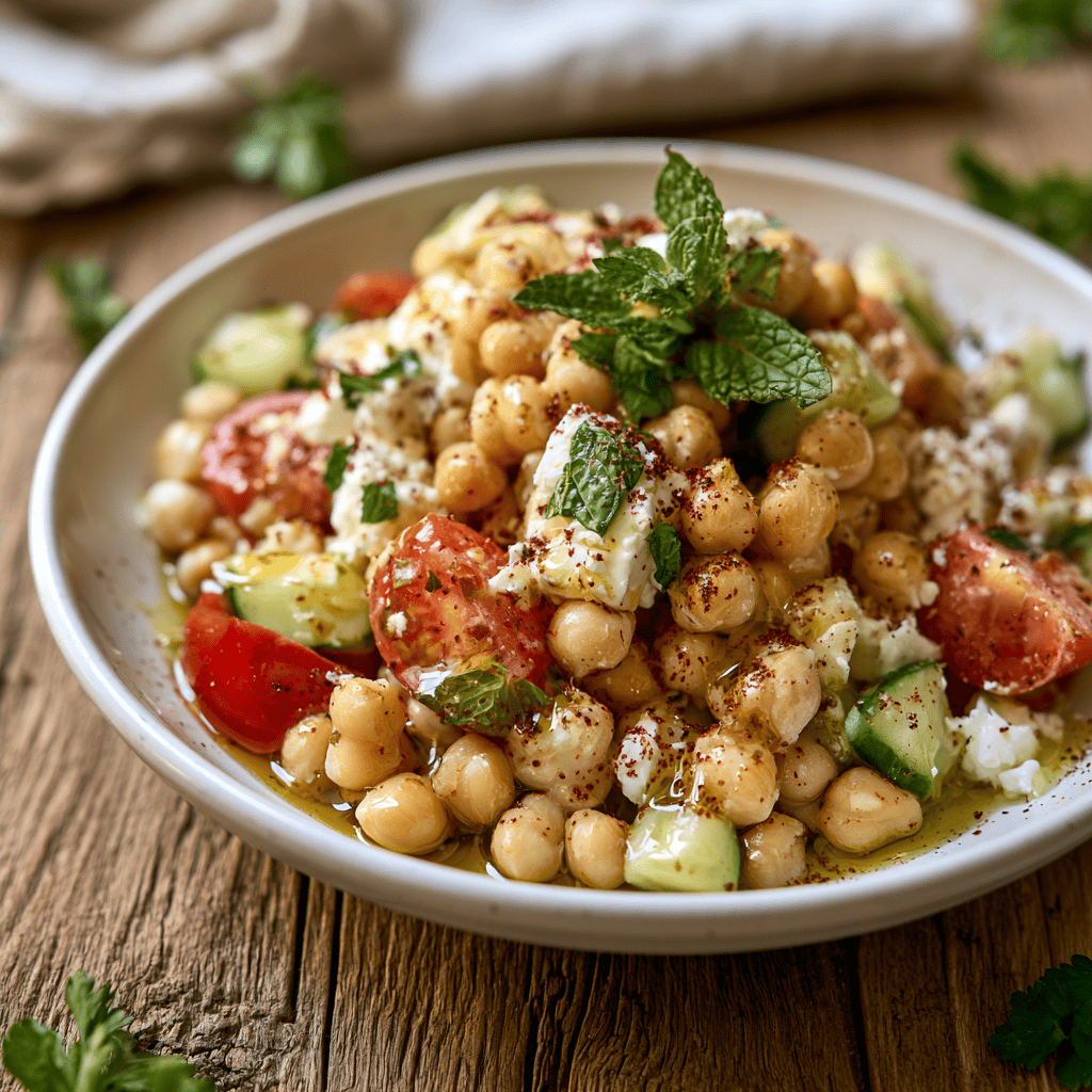 Step-by-step preparation of Chickpea Salad (Chickpea Salad)
