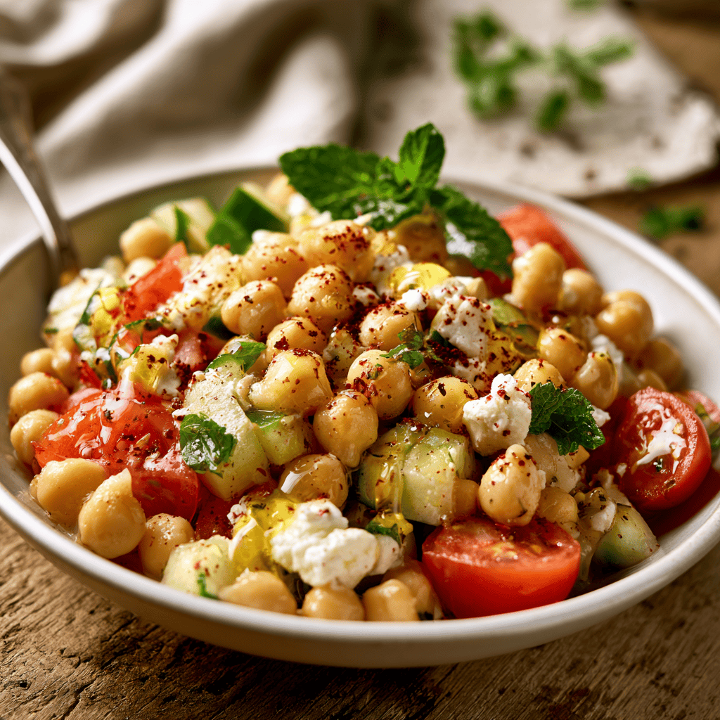 Serving suggestion for Chickpea Salad — Chickpea Salad