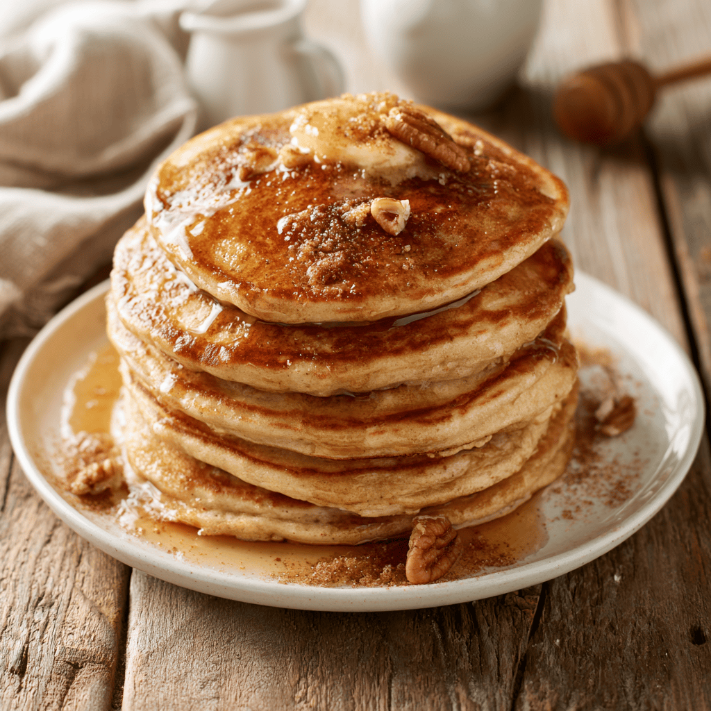 Step-by-step preparation of Cinnamon Brown Sugar Pancakes (Cinnamon Brown Sugar Pancakes)