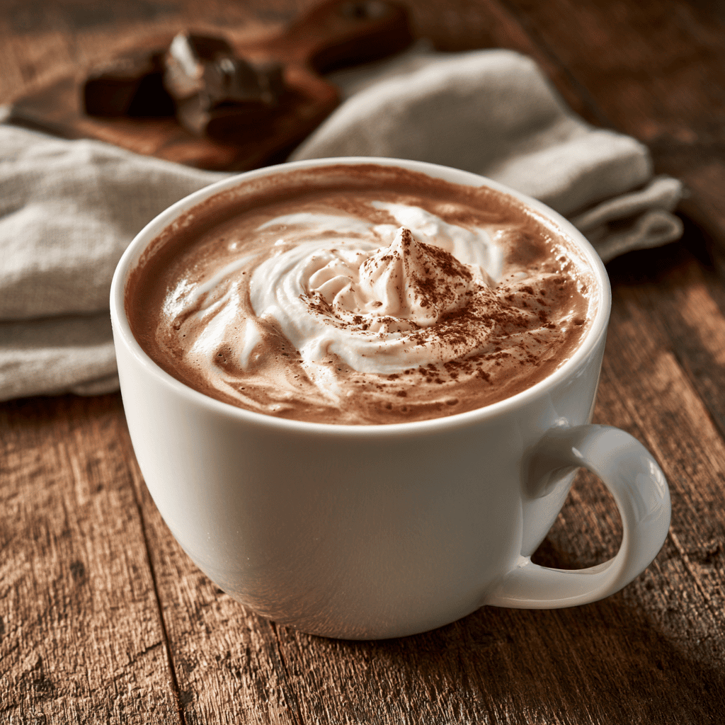 Step-by-step preparation of Classic Creamy Hot Chocolate (creamy hot chocolate)