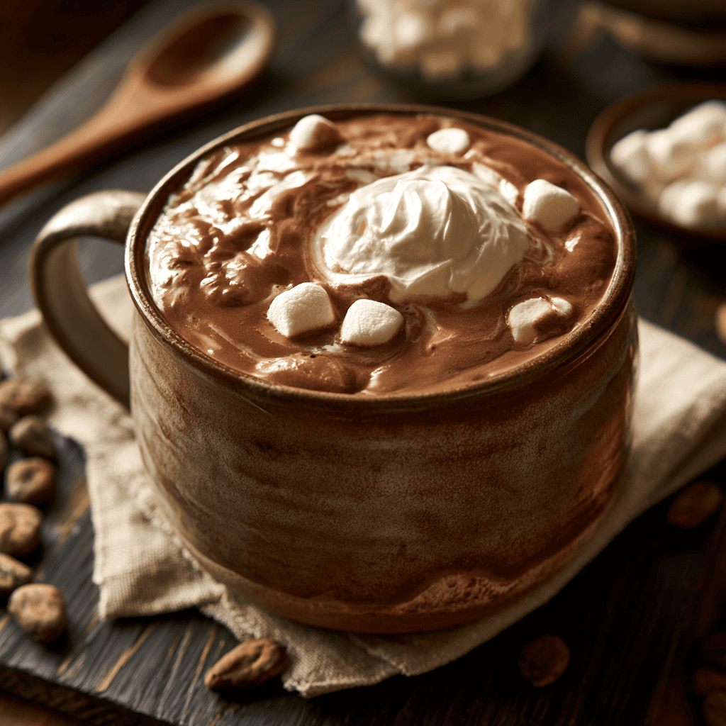 Creamy Slow Cooker Hot Chocolate Serving suggestion for Creamy Slow Cooker Hot Chocolate โ slow cooker hot chocolate