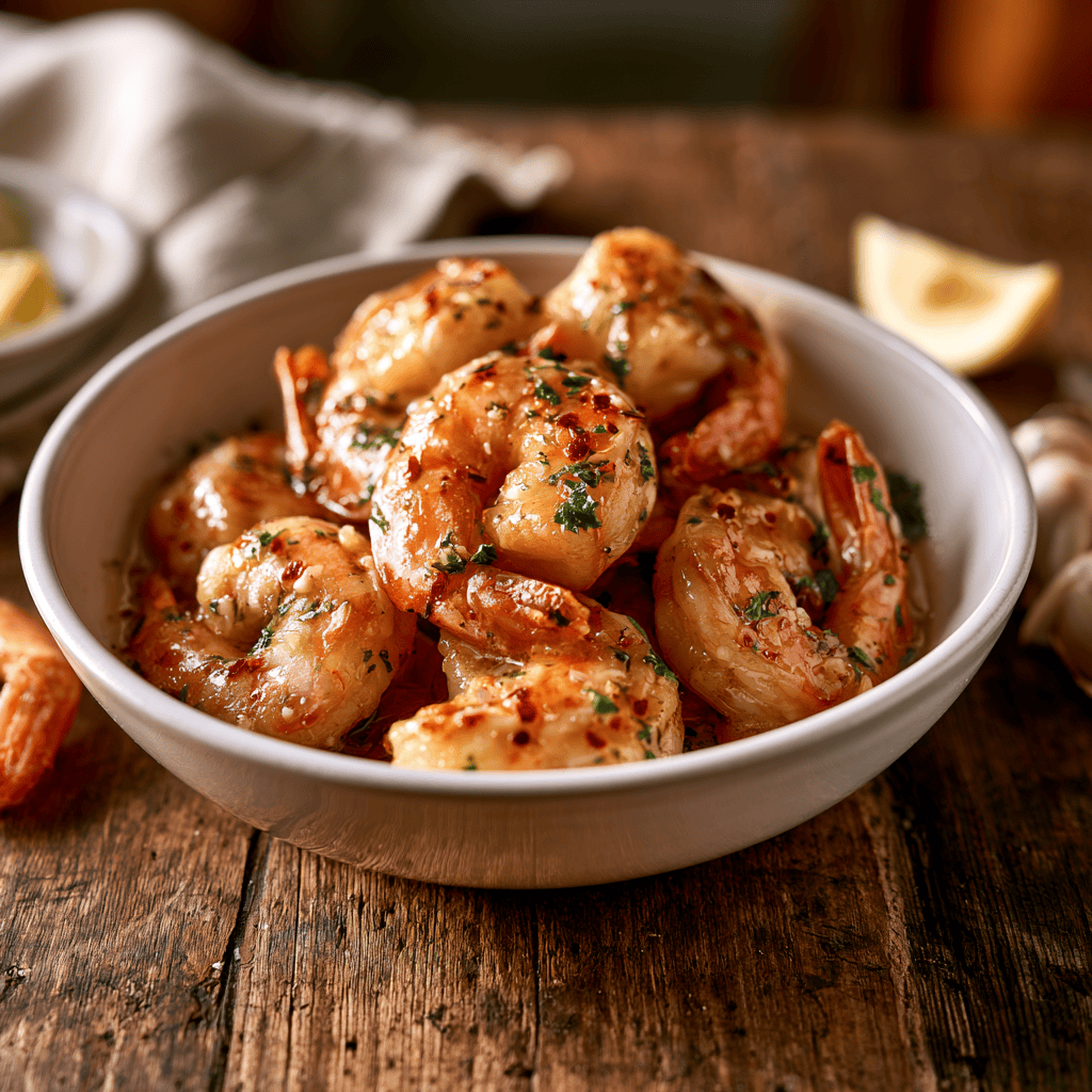 Step-by-step preparation of Easy Garlic Butter Shrimp (Easy Garlic Butter Shrimp)