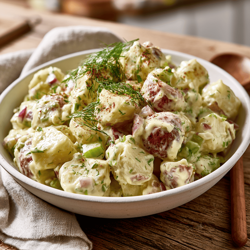 Step-by-step preparation of Easy Potato Salad (easy potato salad)