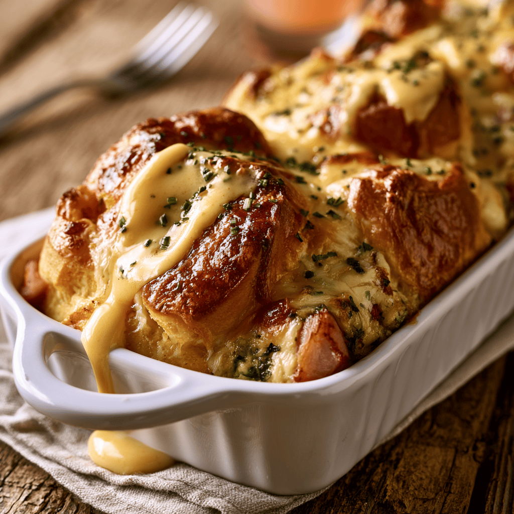 Eggs Benedict Casserole Step-by-step preparation of Eggs Benedict Casserole (Eggs Benedict Casserole)