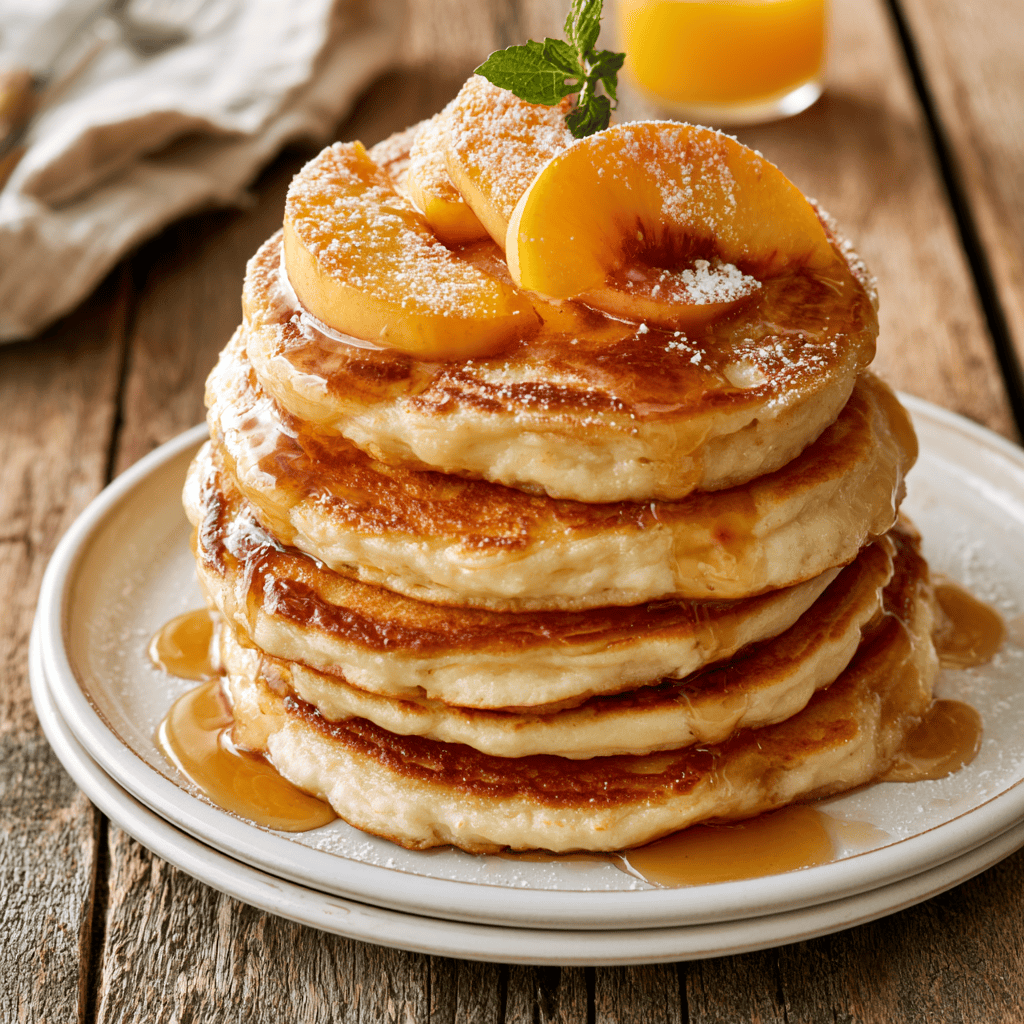 Fluffy Ricotta Pancakes Serving suggestion for Fluffy Ricotta Pancakes โ fluffy ricotta pancakes