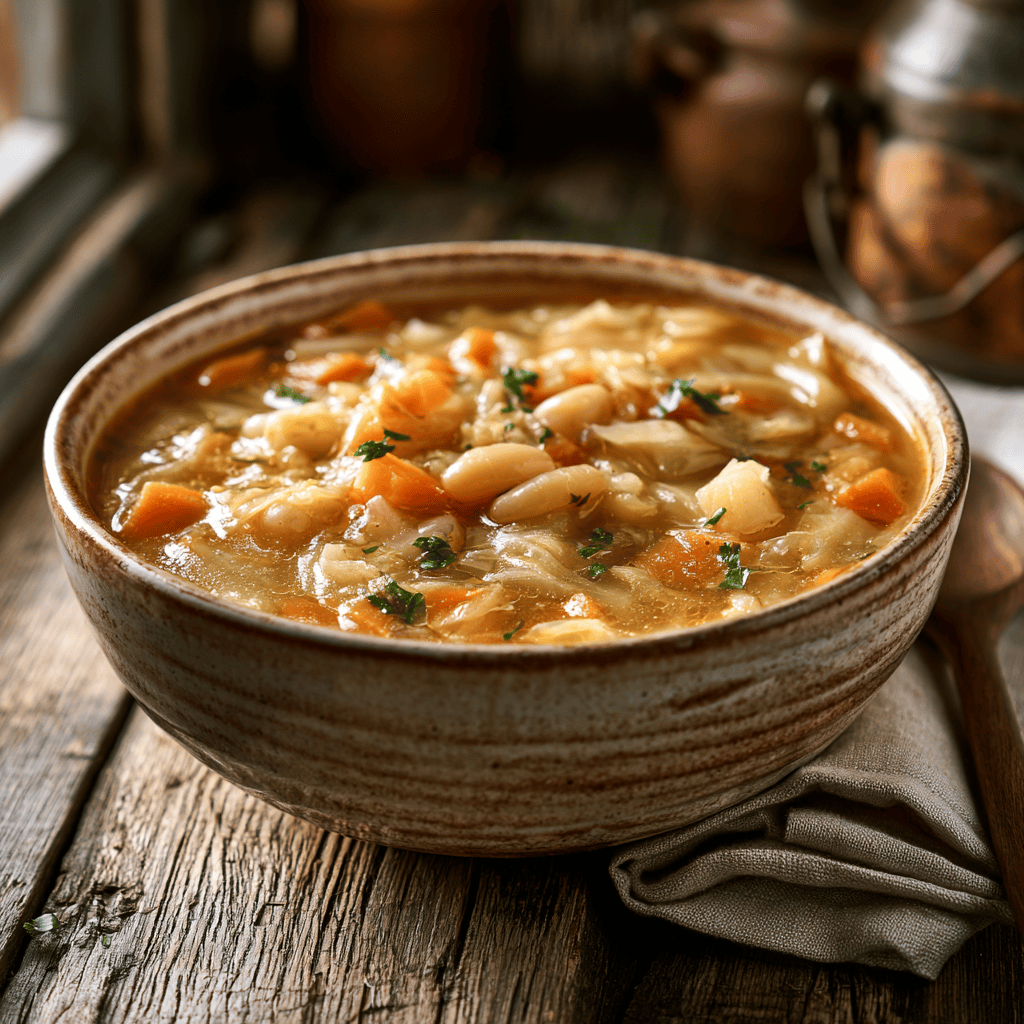Hearty Garden Cabbage Soup Step-by-step preparation of Hearty Garden Cabbage Soup (Hearty Garden Cabbage Soup)
