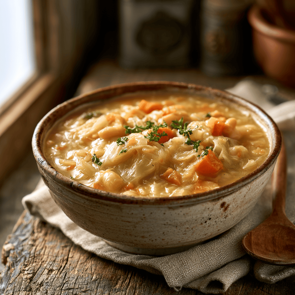 Hearty Garden Cabbage Soup Serving suggestion for Hearty Garden Cabbage Soup β Hearty Garden Cabbage Soup