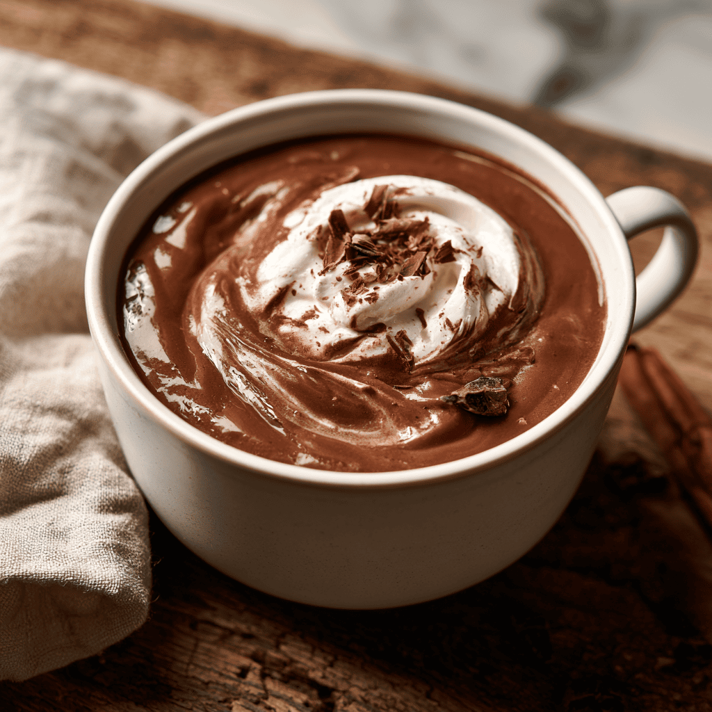 Italian Hot Chocolate Serving suggestion for Italian Hot Chocolate โ Italian hot chocolate