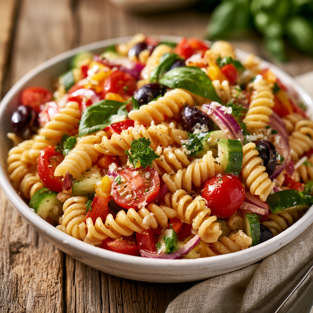 Italian Pasta Salad Step-by-step preparation of Italian Pasta Salad (Italian Pasta Salad)