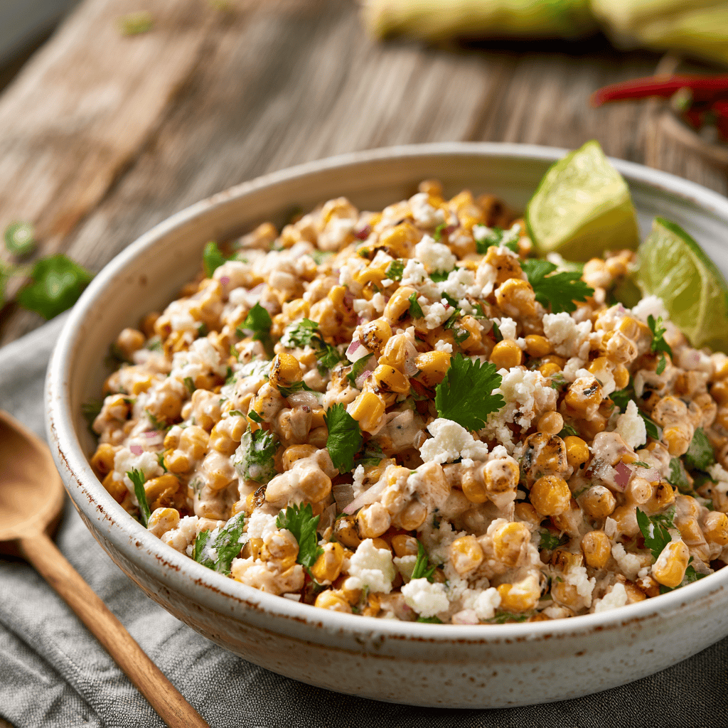 Serving suggestion for Mexican Street Corn Salad — Mexican Street Corn Salad