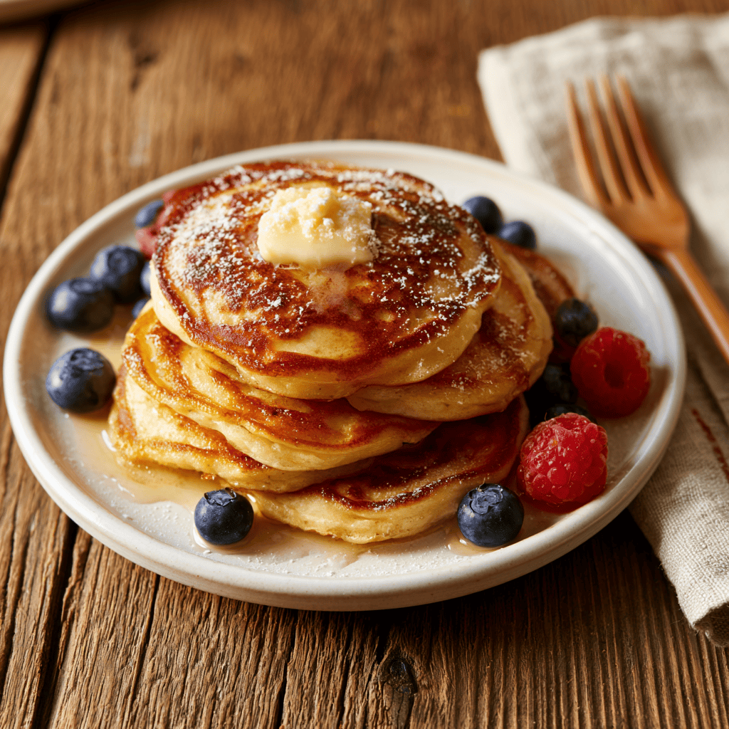 Serving suggestion for Poffertjes (Dutch Mini Pancakes) — Poffertjes recipe