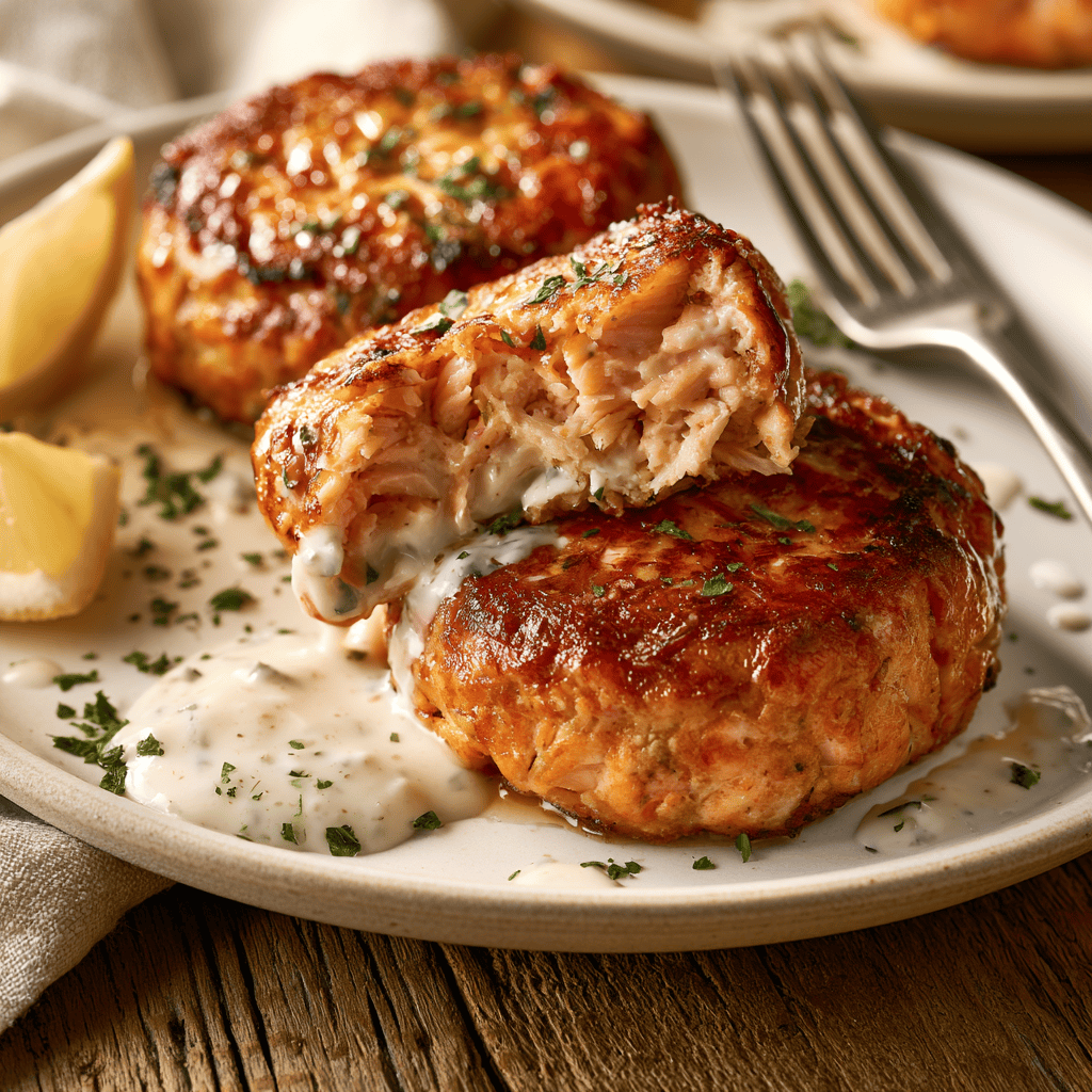 Step-by-step preparation of Salmon Cakes (salmon cakes)