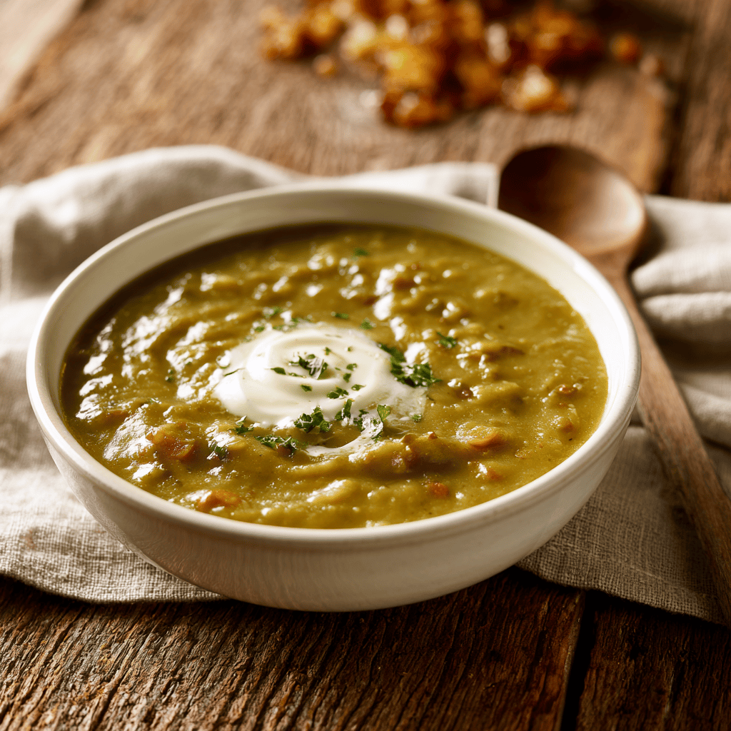 Split Pea Soup Recipe Step-by-step preparation of Split Pea Soup Recipe (split pea soup recipe)