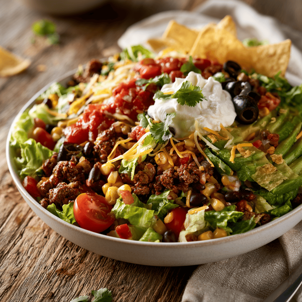 Taco Salad Recipe Serving suggestion for Taco Salad Recipe โ Taco Salad Recipe