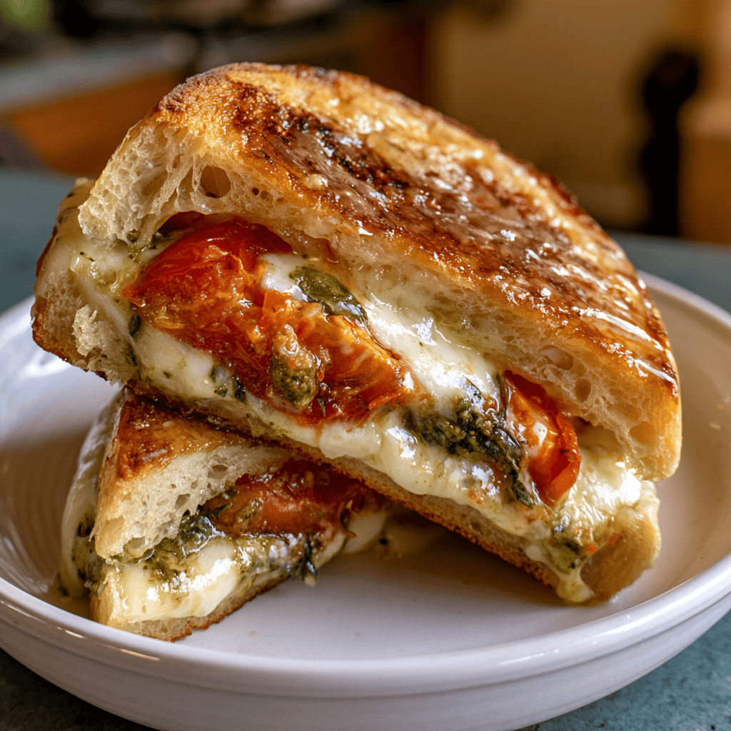 Step-by-step preparation of 10-Minute Caprese Sandwich Melts (Caprese Sandwich Melts)