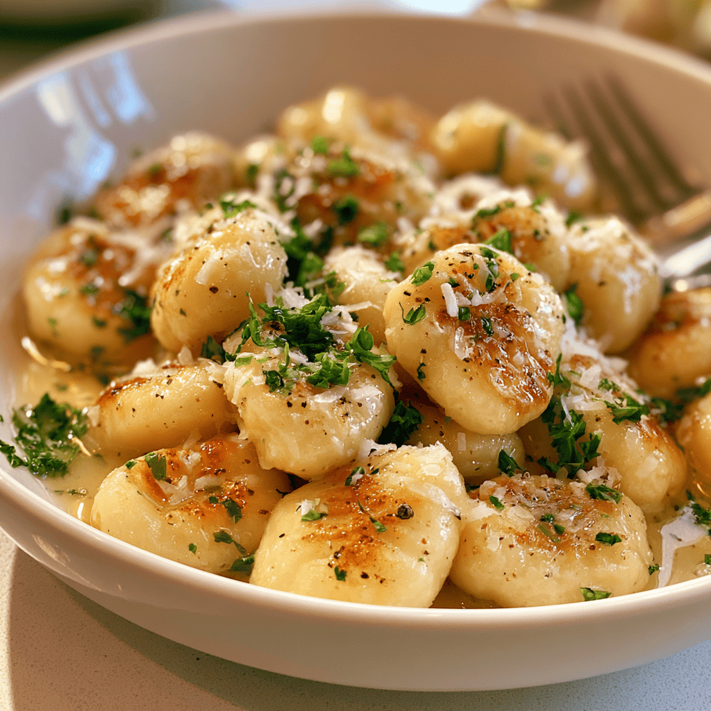 15-Minute Garlic Parmesan Gnocchi Step-by-step preparation of 15-Minute Garlic Parmesan Gnocchi (Garlic Parmesan Gnocchi)