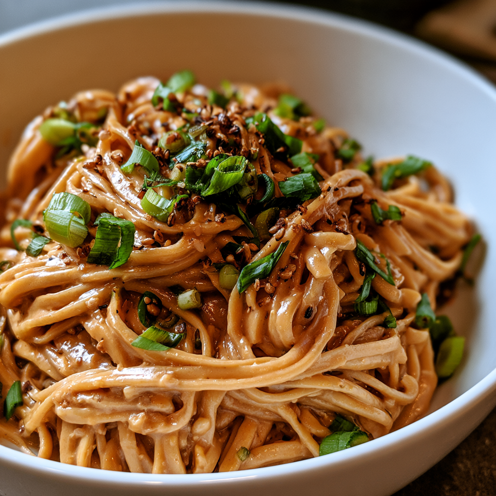 15-Minute Peanut Butter Noodles — homemade peanut butter noodles recipe
