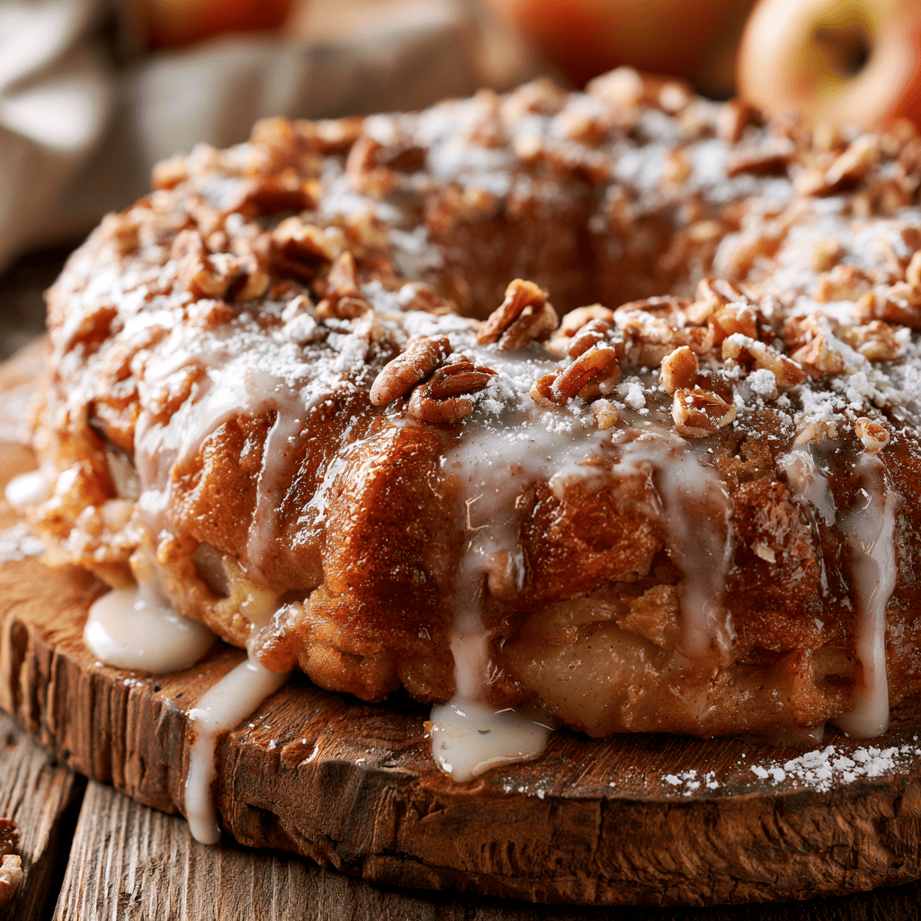 Step-by-step preparation of Bakery-Style Sweet Apple Fritter Cake (Apple Fritter Cake)