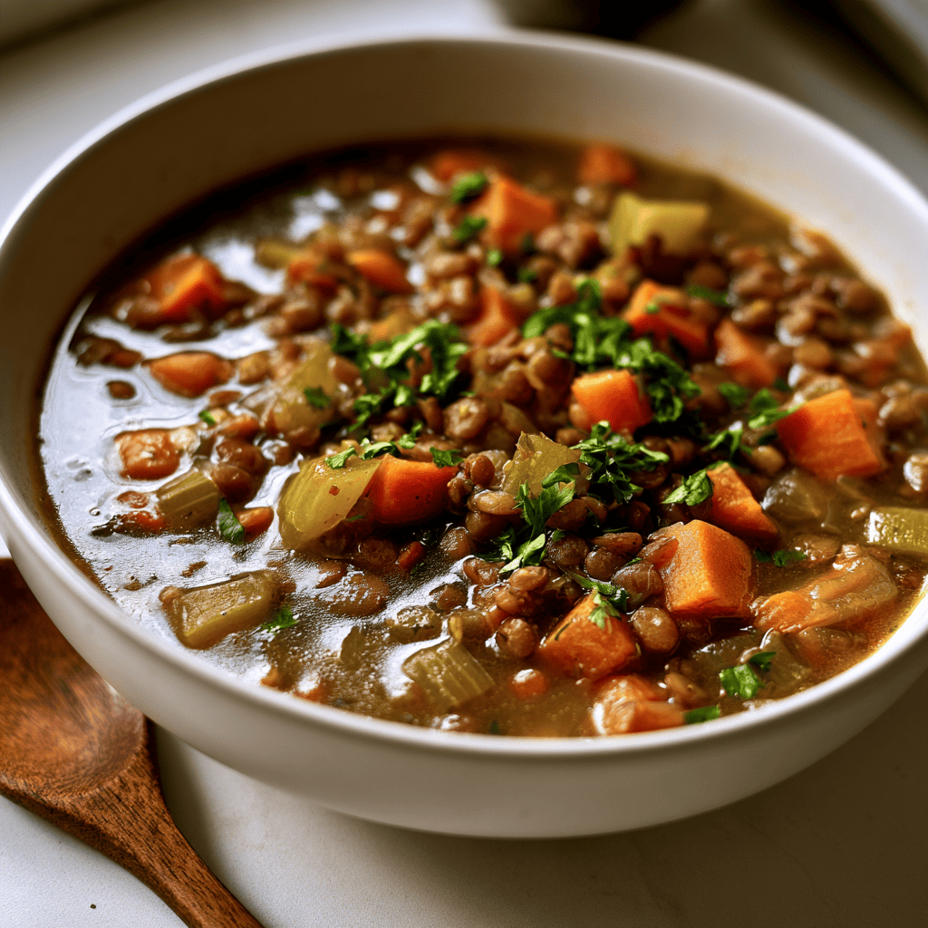 Batch-Cooked Lentil Soup Jars — homemade Batch-Cooked Lentil Soup Jars recipe