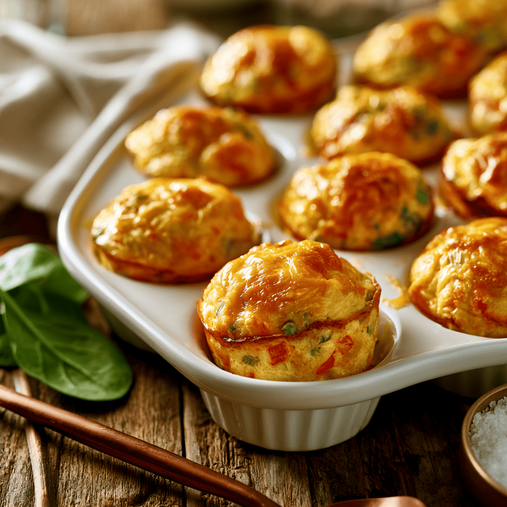 Cheesy Cottage Cheese Egg Bites (High-Protein Breakfast) Step-by-step preparation of Cheesy Cottage Cheese Egg Bites (High-Protein Breakfast) (Cottage Cheese Egg Bites)