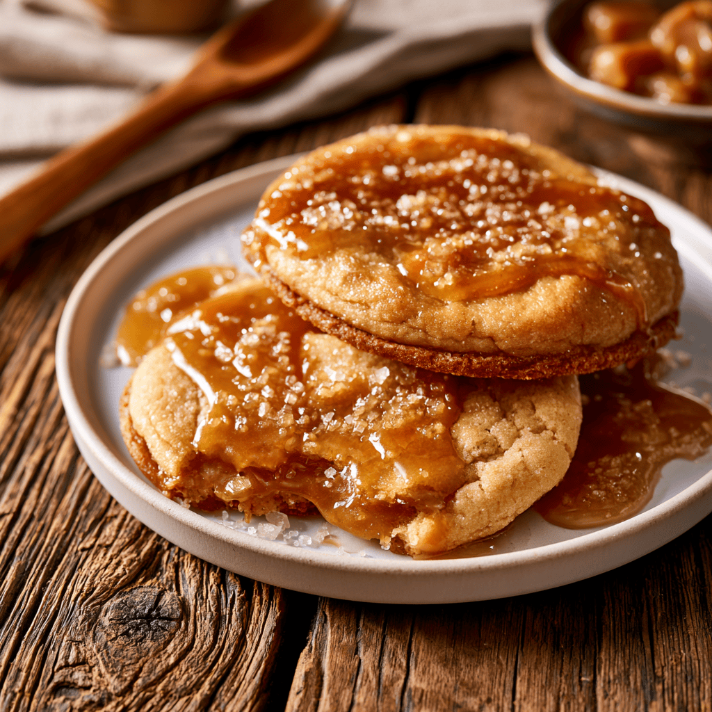Chewy Caramelized Creme Brulee Sugar Cookies Serving suggestion for Chewy Caramelized Creme Brulee Sugar Cookies โ creme brulee sugar cookies