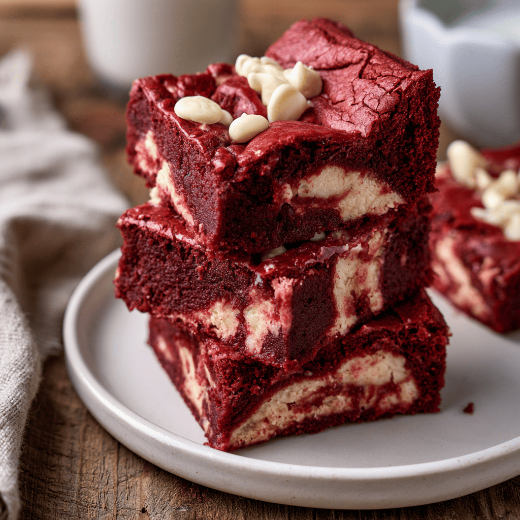 Chewy Red Velvet Cookie Bars with Cream Cheese Step-by-step preparation of Chewy Red Velvet Cookie Bars with Cream Cheese (red velvet cookie bars)