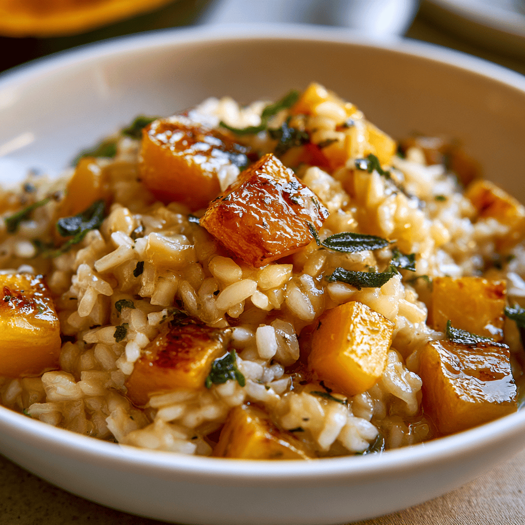 Cozy Butternut Squash Risotto — homemade butternut squash risotto recipe