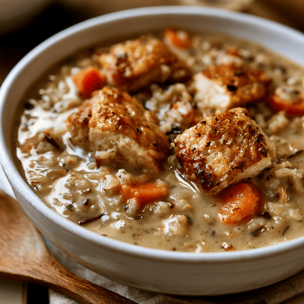 Cozy Chicken & Wild Rice Soup — homemade chicken and wild rice soup recipe