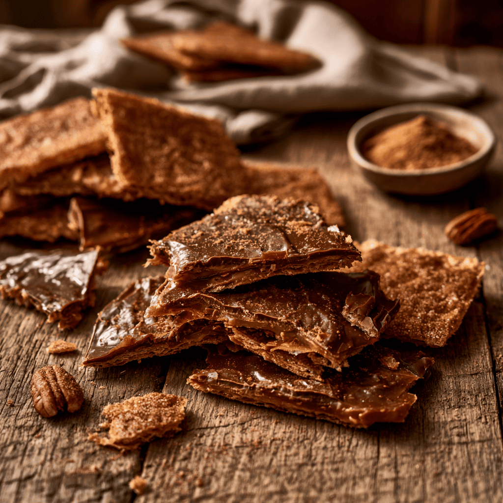 Crispy Churro Saltine Toffee Bars Step-by-step preparation of Crispy Churro Saltine Toffee Bars (churro saltine toffee bars)