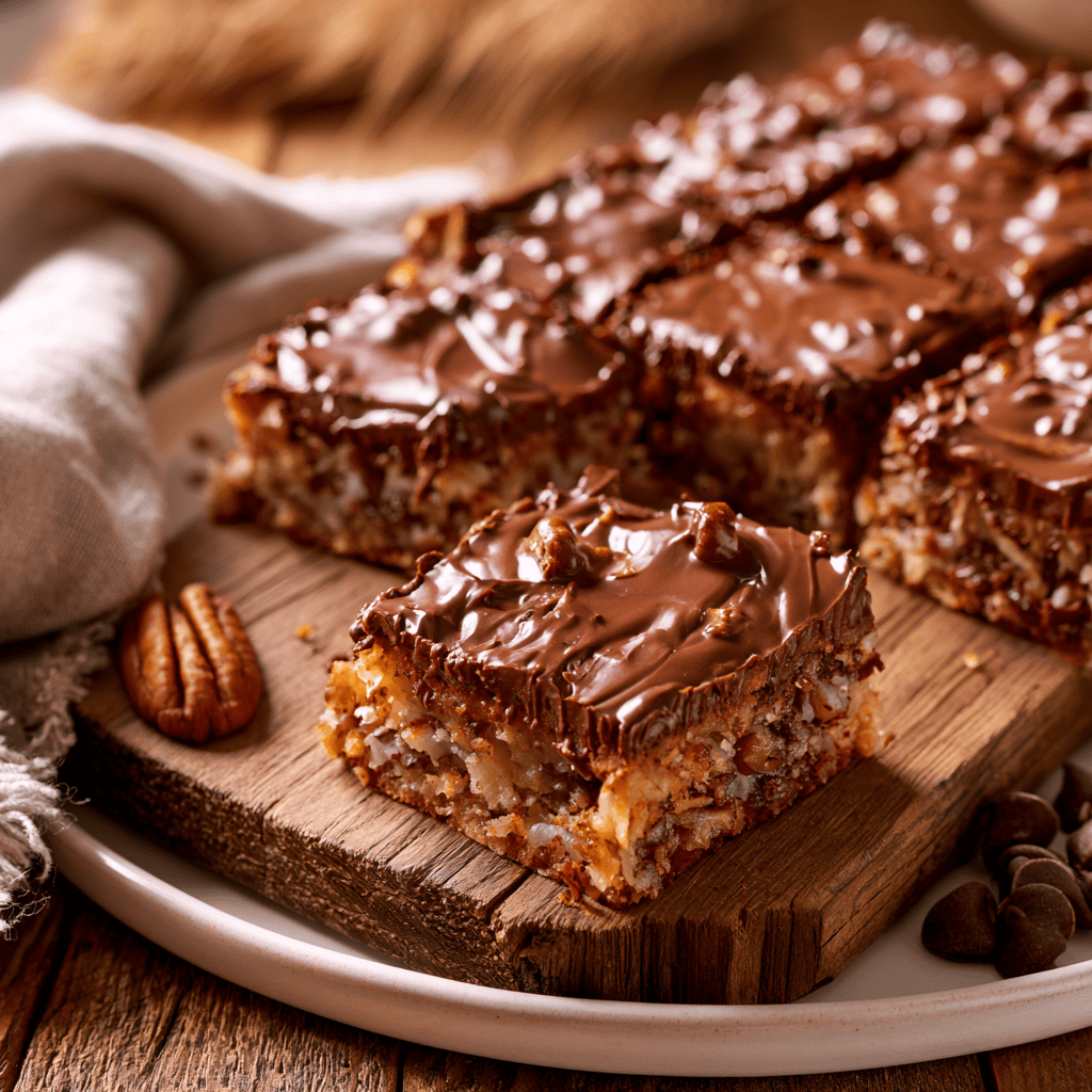 Easy German Chocolate Cookie Bars Step-by-step preparation of Easy German Chocolate Cookie Bars (German Chocolate Cookie Bars)