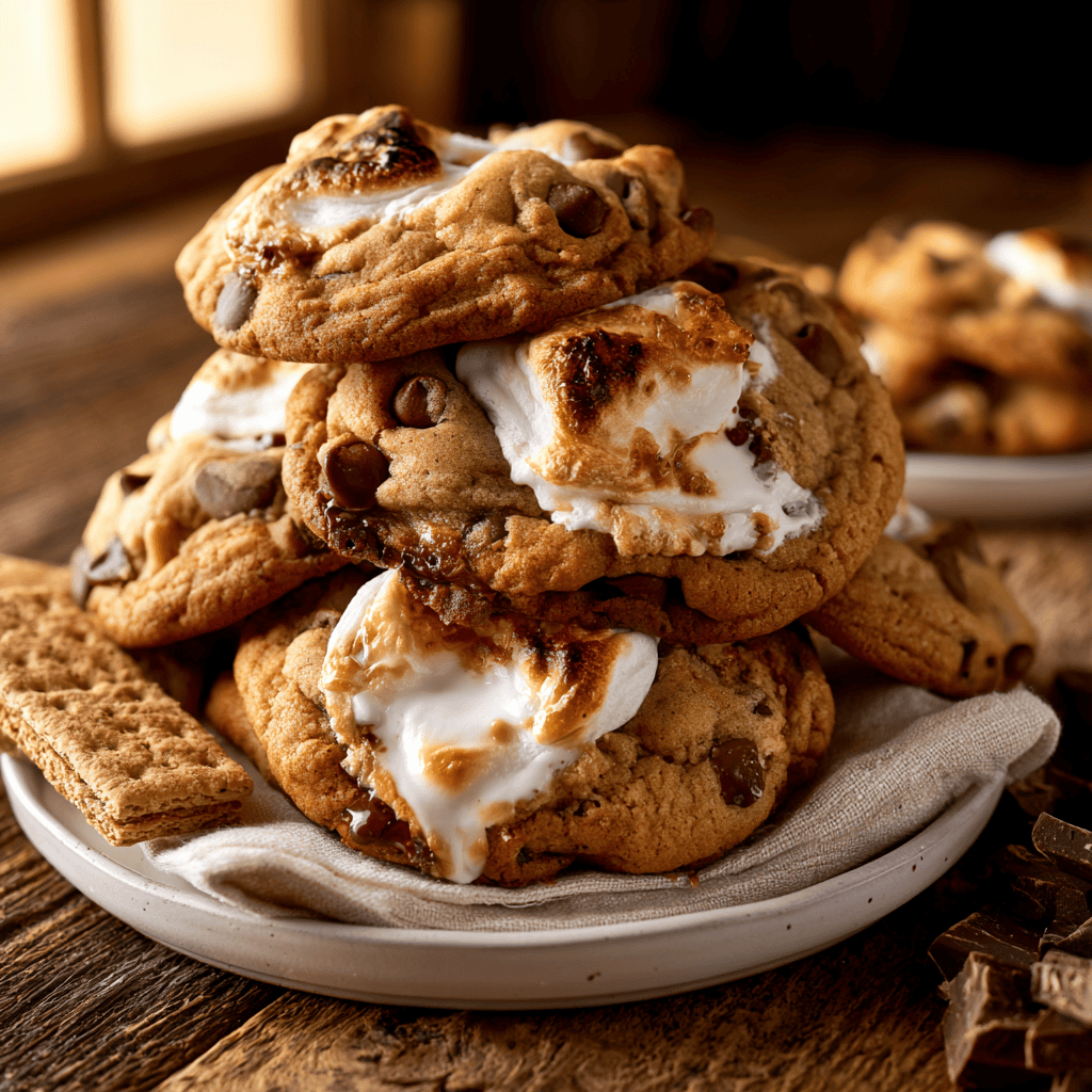 Easy Homemade S'mores Cookies (Gooey Chocolate & Marshmallow) Step-by-step preparation of Easy Homemade S'mores Cookies (Gooey Chocolate & Marshmallow) (S'mores cookies)