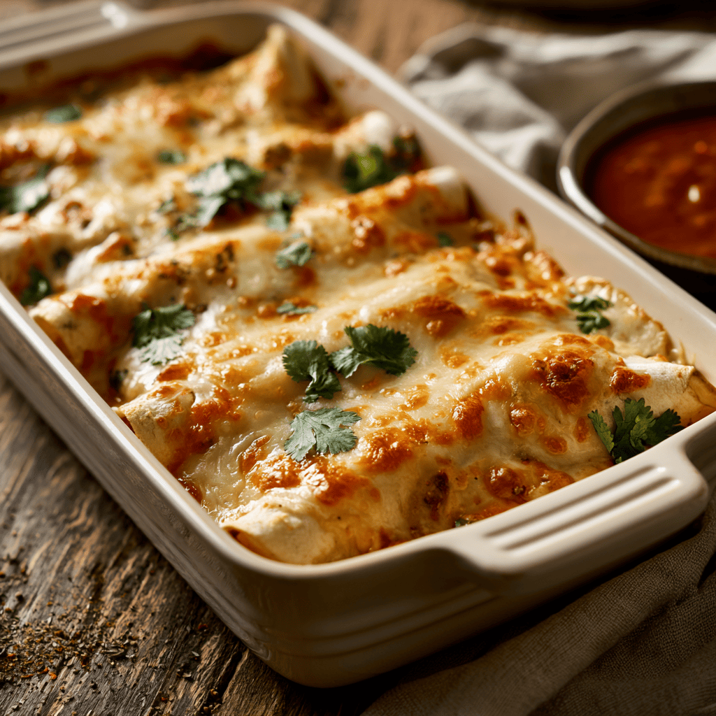 Easy Queso Chicken Enchiladas (Weeknight Dinner) Step-by-step preparation of Easy Queso Chicken Enchiladas (Weeknight Dinner) (Queso Chicken Enchiladas)